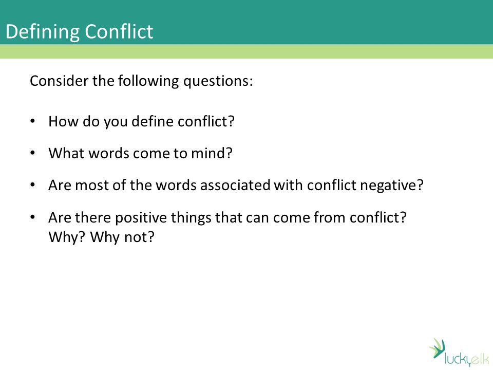types of conflict pdf